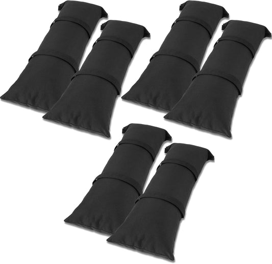 6 Pack Umbrella Base Weights Sand Bags, Fillable SandBags for Umbrella Base Heavy Duty up 49LBS,Outdoor Patio Furniture Weights Waterpoof for Cantilever Patio Umbrella, Trampoline(6)