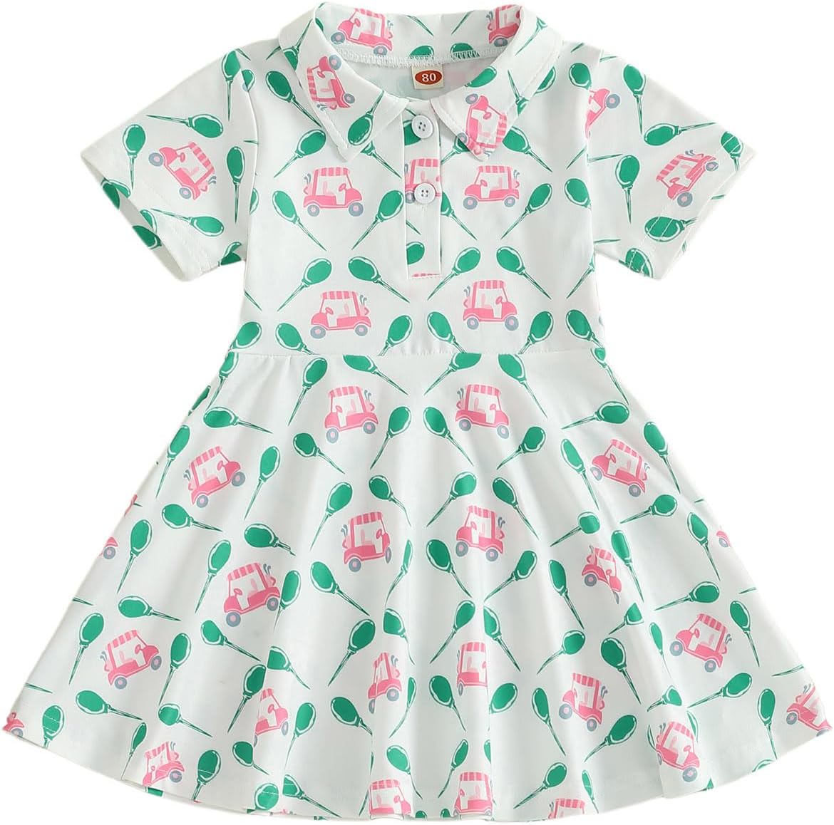 Little Girls Mardi Gras Outfit Toddler Sleeveless A Line Sun Dress Kids Zipper Party Dresses Spring Summer Clothes