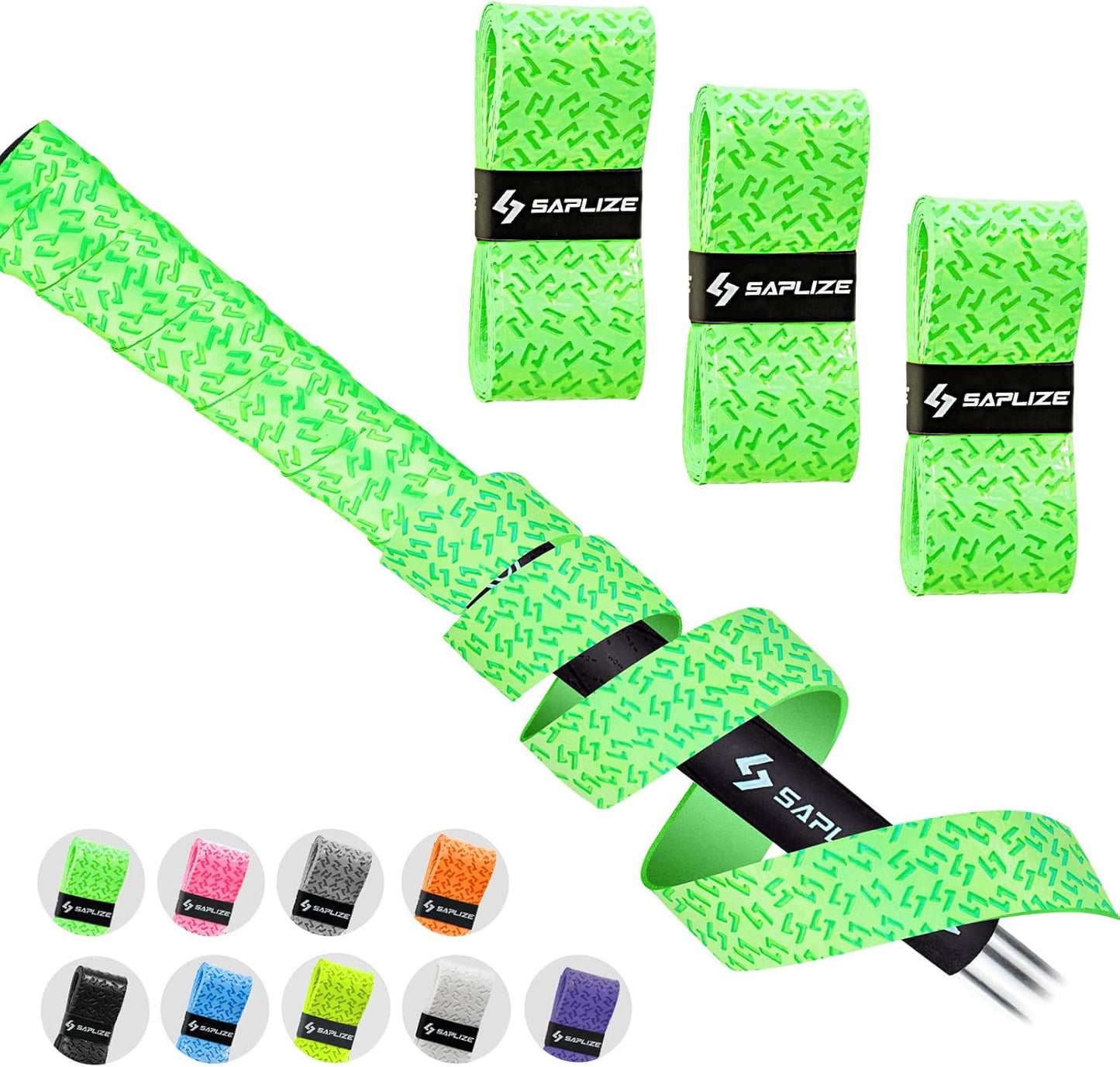 SAPLIZE Golf Grip Wrapping Tapes, 3 Or 15 Pack Tacky PU Overgrip Tapes, New Regripping Solution for Golf Club Grips