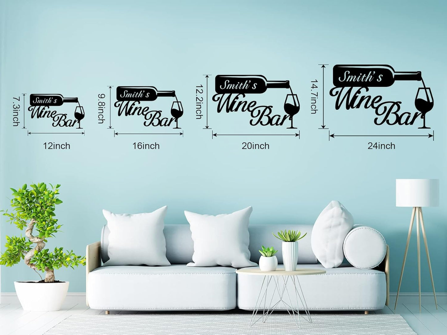 Personalized Wine Bar Sign, Custom Wine Bar Metal Wall Sign,Mother's Day Gift, Wine Glass Home Decor, Wine Decor, Wine Gifts