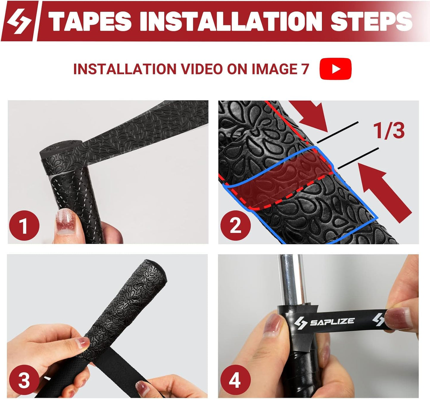 SAPLIZE Golf Grip Wrapping Tapes, 3 Or 15 Pack Tacky PU Overgrip Tapes, New Regripping Solution for Golf Club Grips