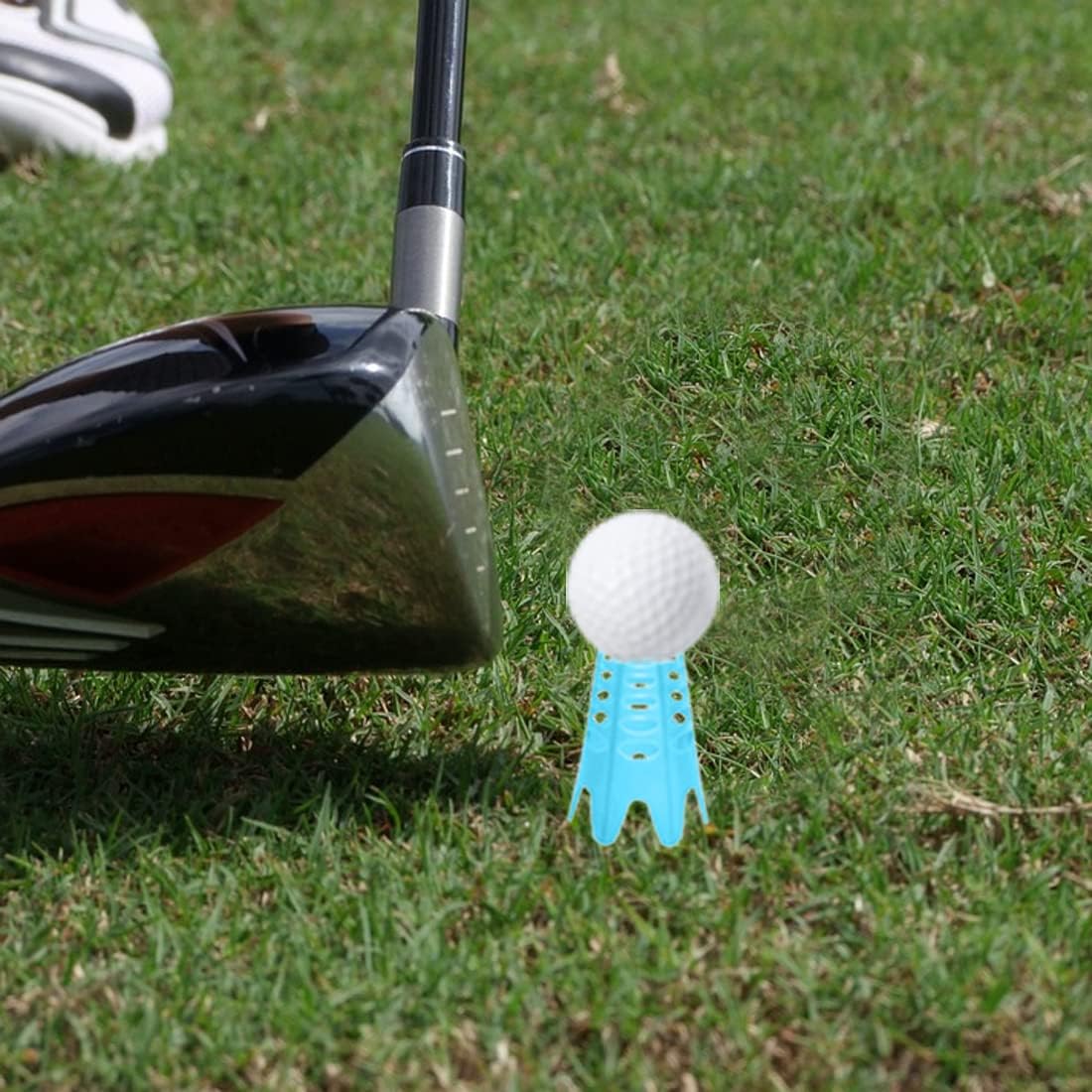 Plastic Golf Tees, Golf Simulator Tees for Home, Outdoor Indoor Golf Tees Simulator Practice Training, Golf Mat Tees for Winter Turf and Driving Range