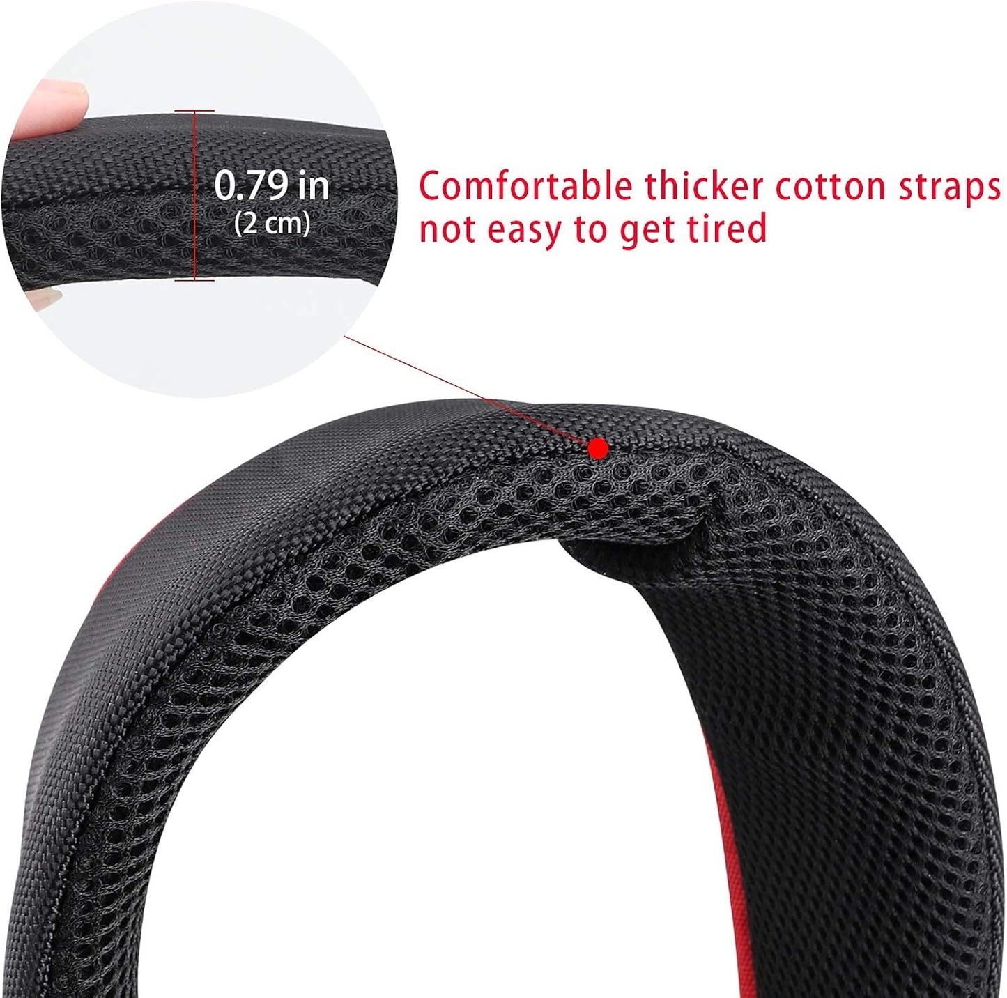 Golf Bag Strap Replacement Comfort Double Shoulder Adjustable Strap Padded Golf Carrying Bag Strap