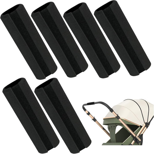 6 Pcs Universal Foam Handle Grips, 4.25 Inch NBR Rubber Foam Grip Wrap for Comfortable Handle Covers, Soft Buffer Tube Pad for Fitness, Bicycle, Garden Tools, and Exercise Equipment