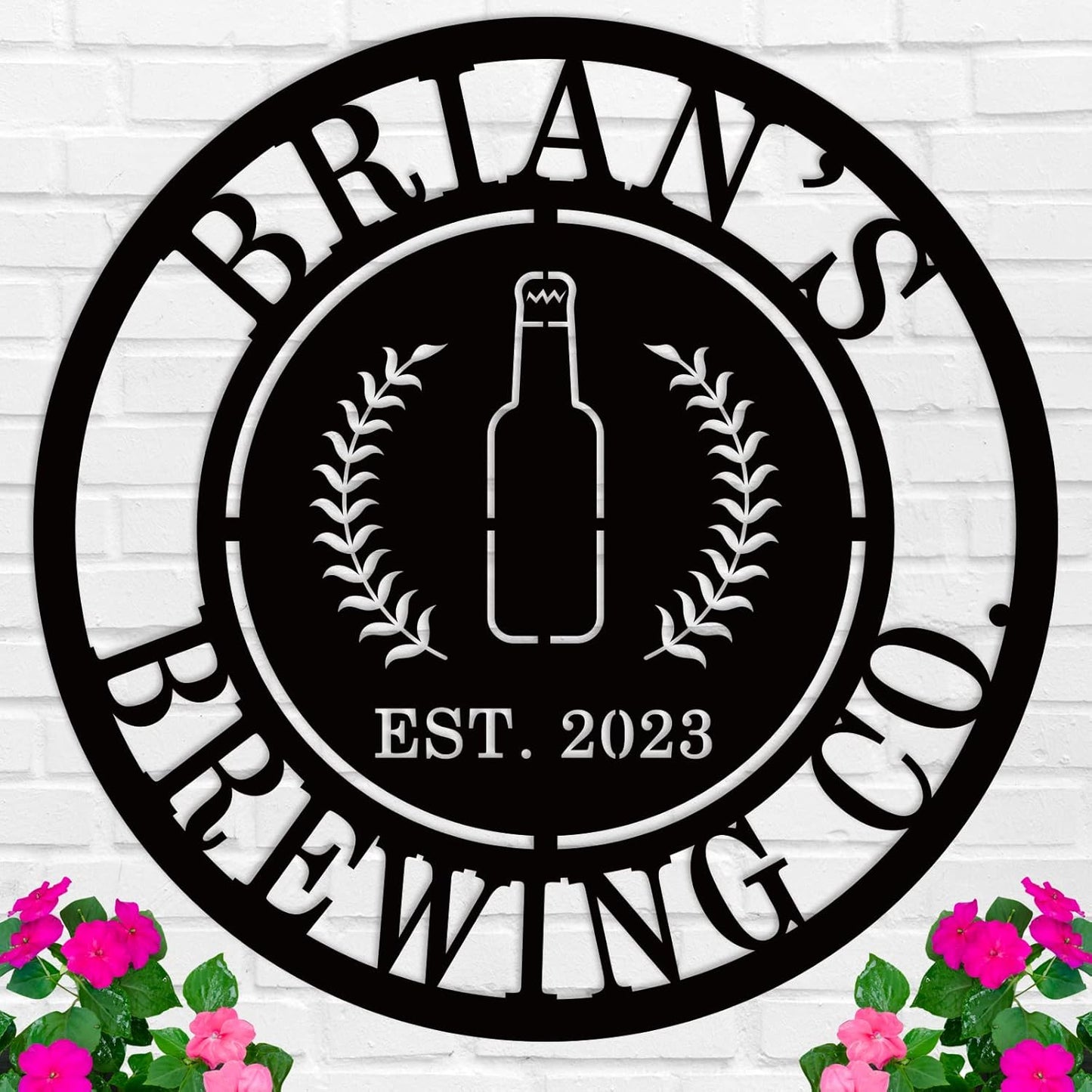 Personalized Brewery Metal Sign, Beer Sign, Custom Metal Sign,Custom Beer Brewing Sign,Gift for Him, Housewarming Gift Christmas gift