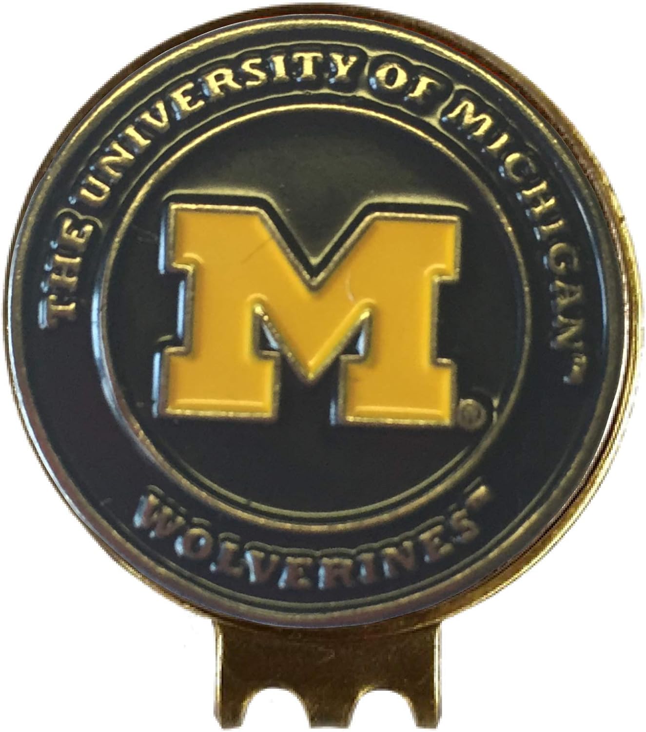 Magnetic Golf Hat Clip with 2 Double-Sided Golf Ball Markers – Easily Attaches to Golf Cap – Made of Stainless Steel & Ideal for Avid Golfers