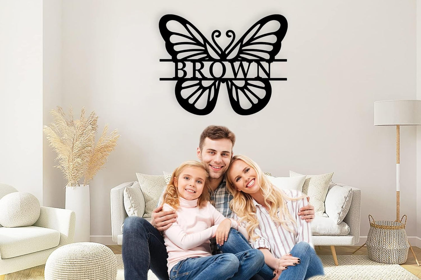 Custom Metal Sign Customized Metal Butterfly Wall Decor Sign Butterfly Wall Sign