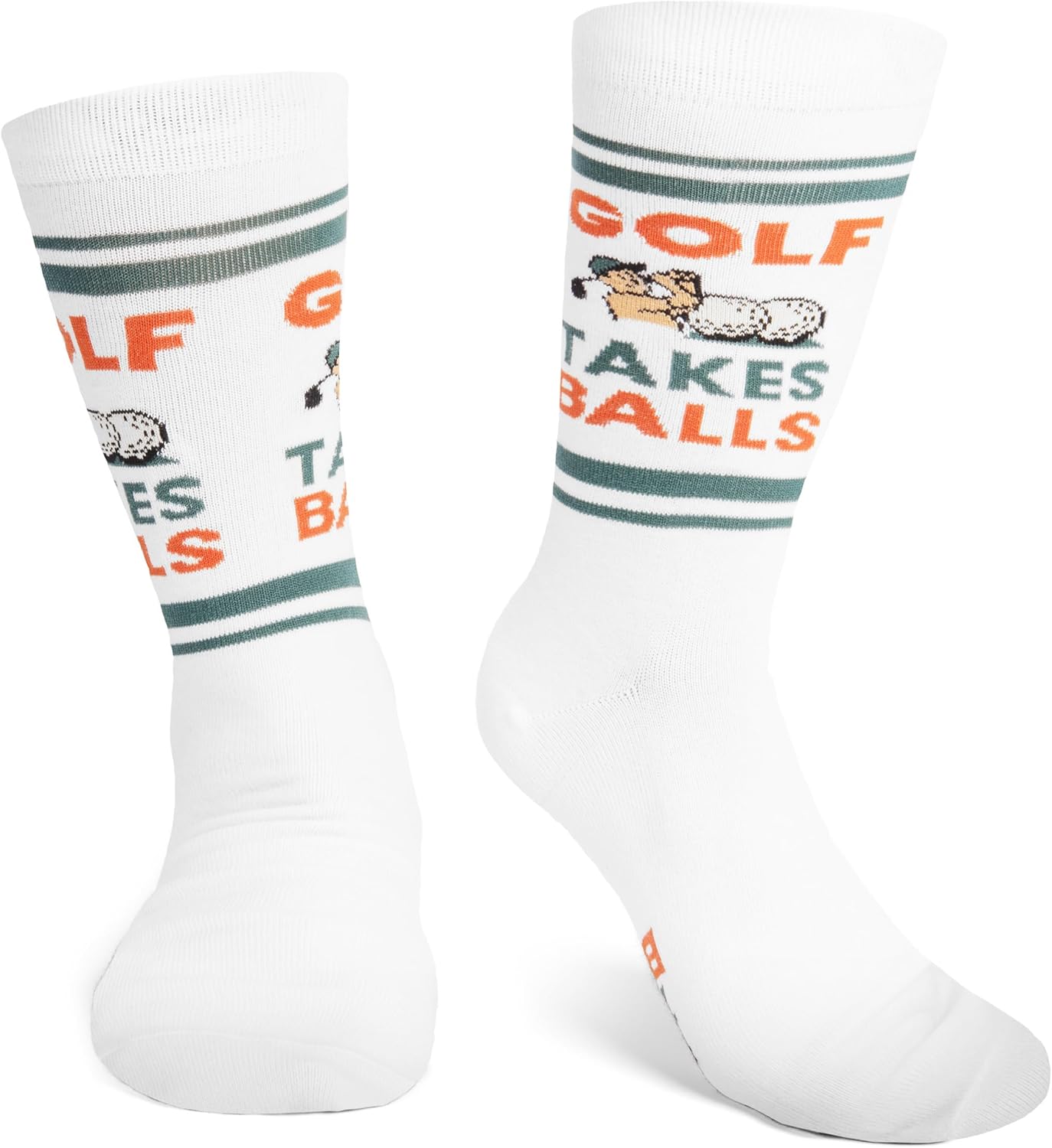 Lavley Funny Golf Socks - Fun gift for golfers - Unisex one size fits most - Great for birthdays or stocking stuffers