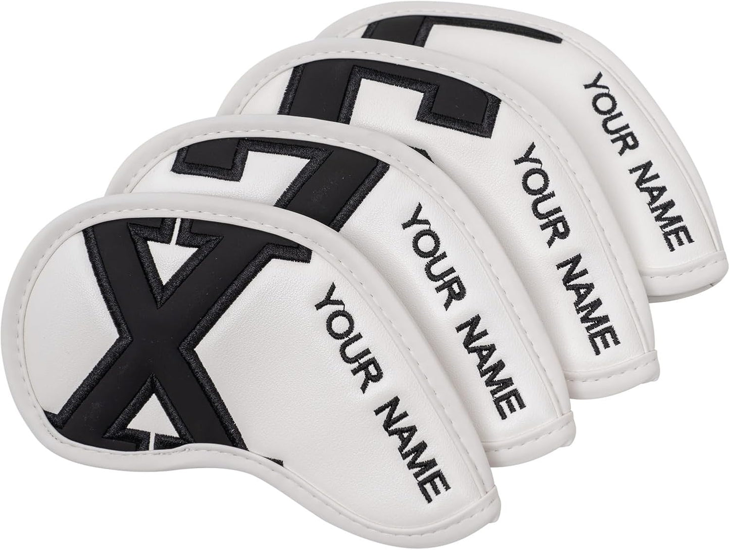 Craftsman Golf Magnetic Iron Headcovers Protective Cover with Large No. Available for Customize Name