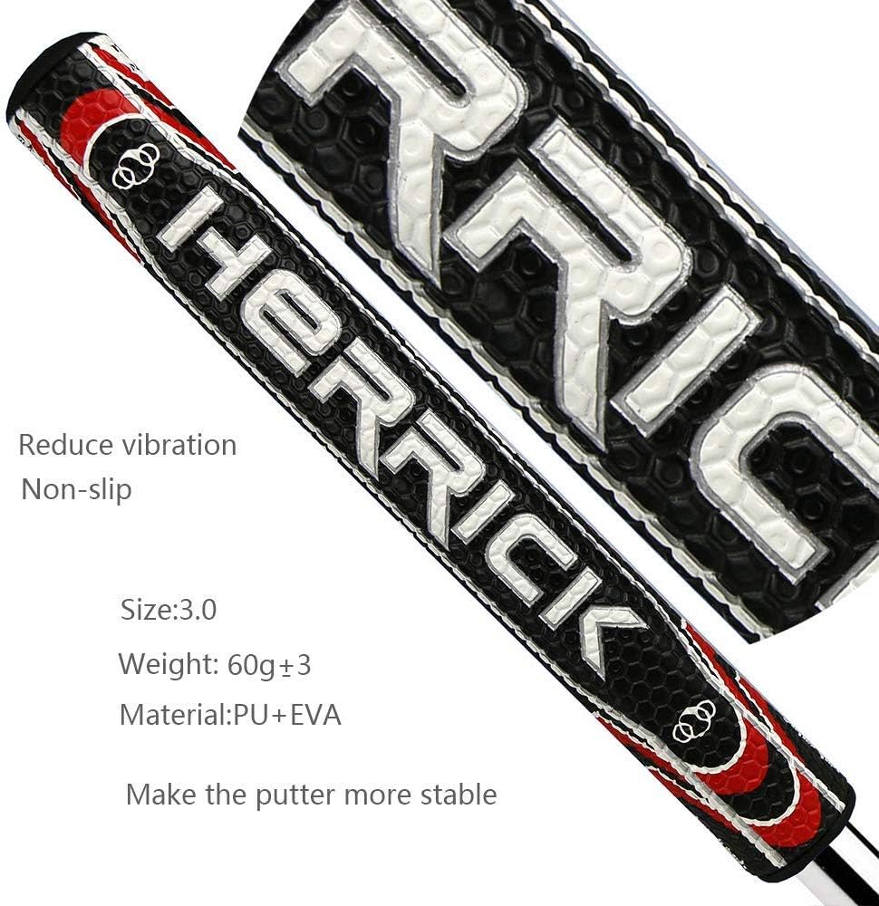 Golf Putter Grip Men 60g PU Material Lightweight Non-Slip Portable Soft Shock Absorption Many Color to Choose
