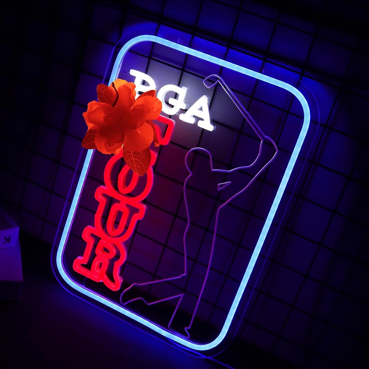 Golf Neon Signs for Wall Decor, Dimmable Led Signs for Bedroom, Powered by USB11.4 * 15.7inch,Light Up Signs for Golf Club Sports Bar Man Cave Party Decor