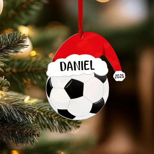 Personalized Futsal Ball Christmas Ornaments 2025, Custom Futsal Ornaments with Name, Team Ornament, Custom Coach Gifts, Christmas Tree Decorations, Gifts for Sports Lovers Boys, Xmas Gift 2025