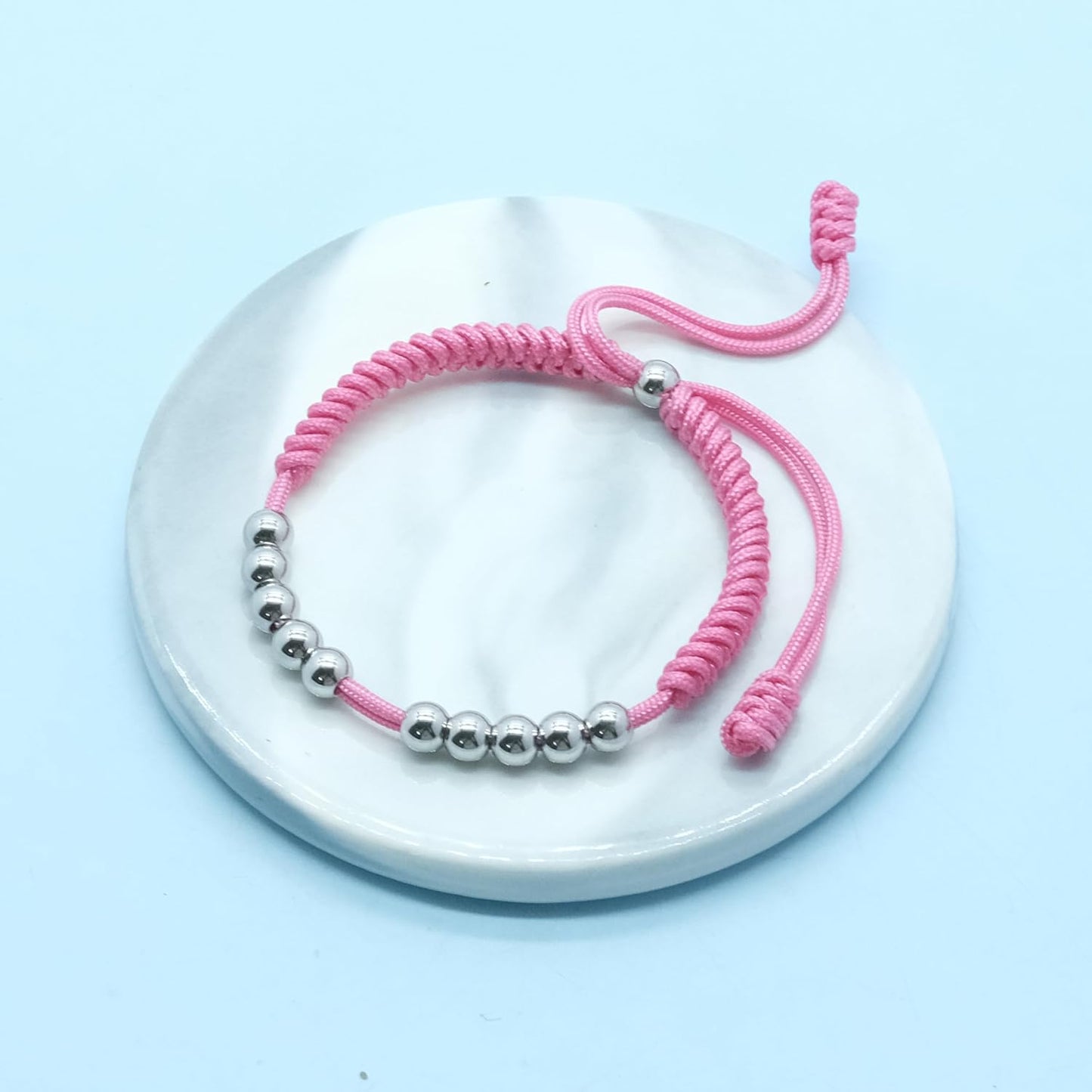 LAMIBEE Premium Golf Stainless Steel 10 Bead Score Counter Bracelet, Golf Stroke Count Bracelet, Resizable Easy Adjust Golf Round Scoring Tracker, Durable Stylish Golf Accessory