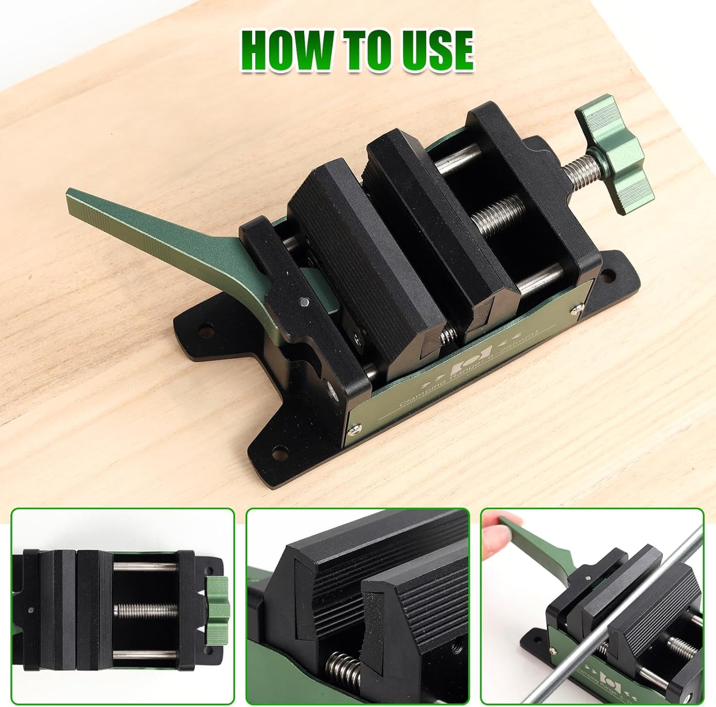 Golf Club Regripping Pro Kit Aluminum Vise Clamp Quick Release Golf Shaft Vice Clamp Home Vise Clamp Golf Grip Removal Tool