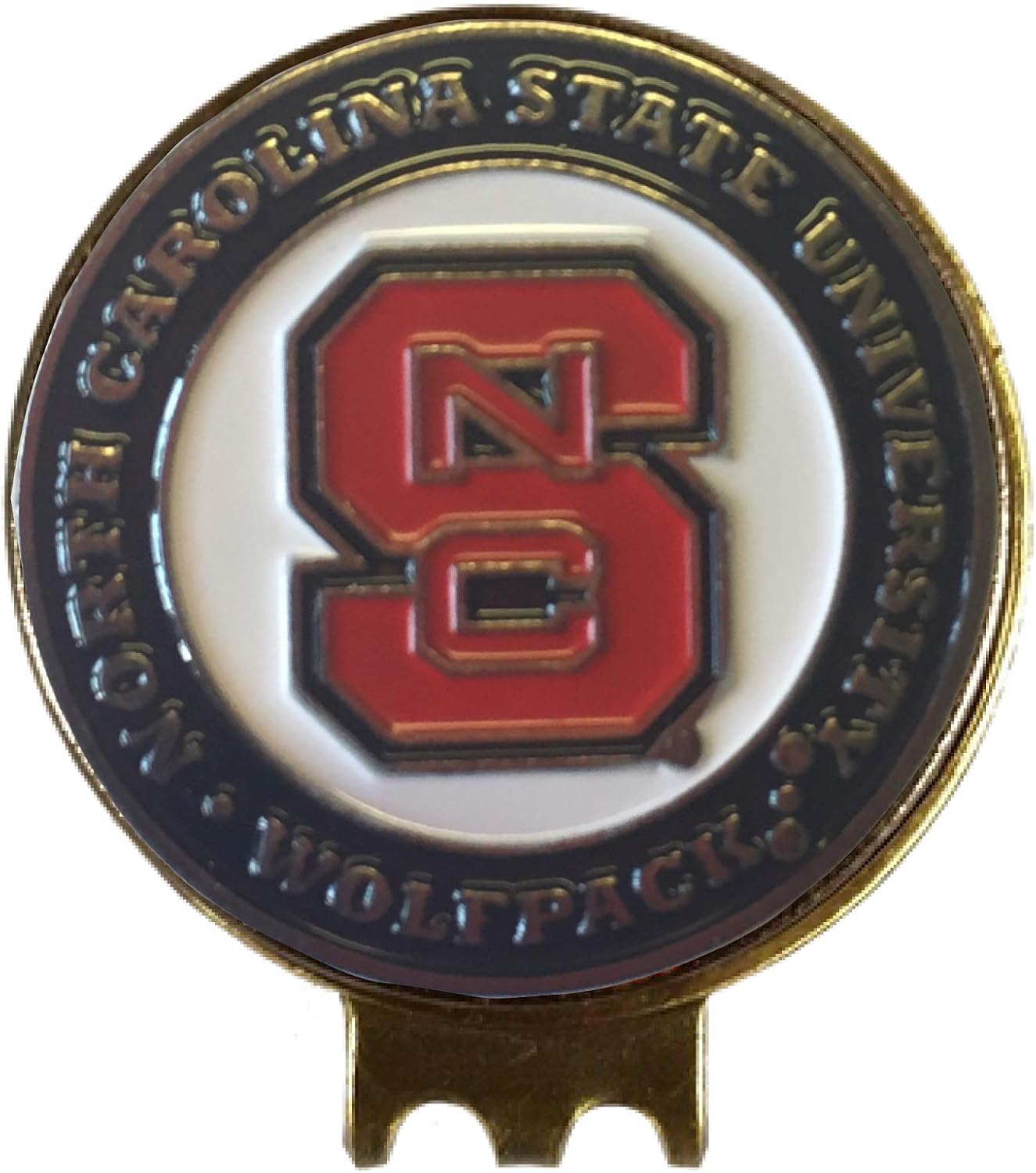 Magnetic Golf Hat Clip with 2 Double-Sided Golf Ball Markers – Easily Attaches to Golf Cap – Made of Stainless Steel & Ideal for Avid Golfers