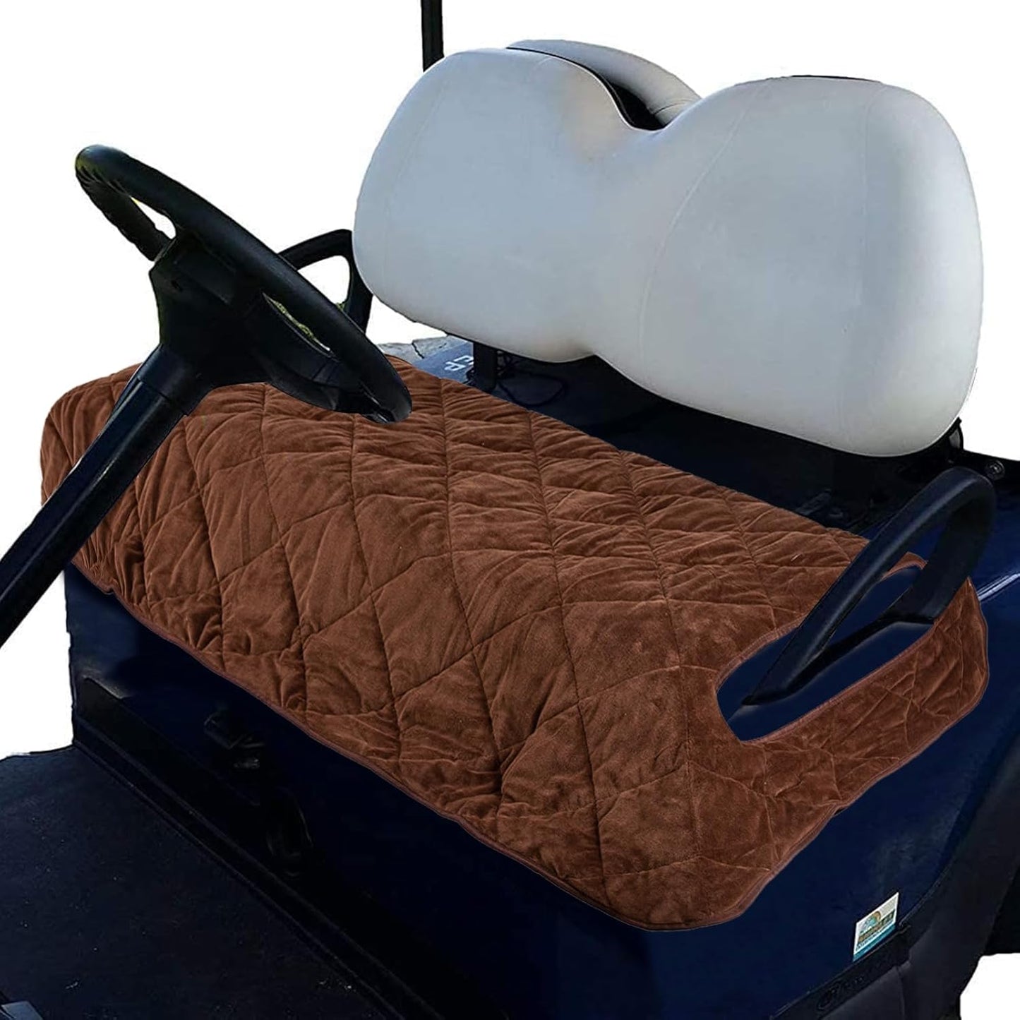 Golf Cart Seat Covers,EZGO Golf Cart Seat Cover, Golf Cart Seat Towl Blanket, Golf Cart Covers for 2-Person Seats Club Car, Golf Cart Accessories Golf Gifts for Men. Soft and Comfortable