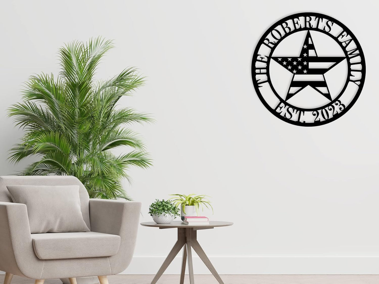 Personalized Name Flag Sign, Custom Patriotic Metal Signs, Last Name American Flag Sign, Personalized Patriotic Flag Stars, Custom Stars and Stripes Signs, Housewarming Gifts