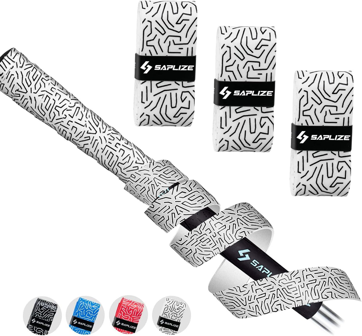 SAPLIZE Golf Grip Wrapping Tapes, 3 Or 15 Pack Tacky PU Overgrip Tapes, New Regripping Solution for Golf Club Grips
