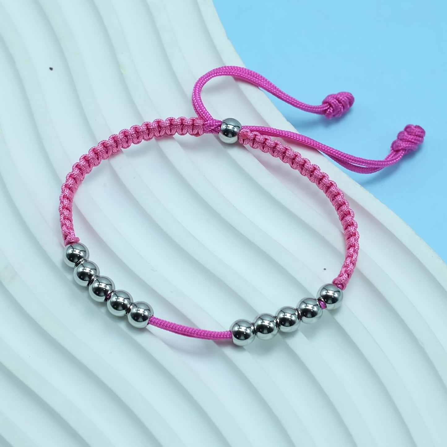 LAMIBEE Golf Stainless Steel 10 Beads Score Counter Bracelet, Golf Stroke Count Bracelet, Resizable and Easy to Adjust Golf Round Scoring Tracker, Durable and Stylish Golf Accessory