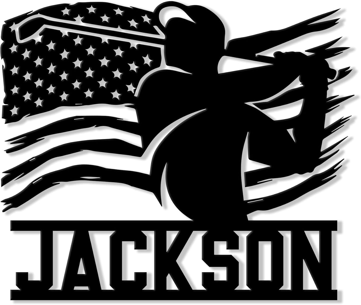 Personalized Golf Metal Sign – Custom Golfer Name Wall, Fence, Yard, Porch, Patio, Home, Office, or Man Cave Decor – Gift for Dad, Husband, Boyfriend, Son, or Golf Lovers on Birthday or Holiday