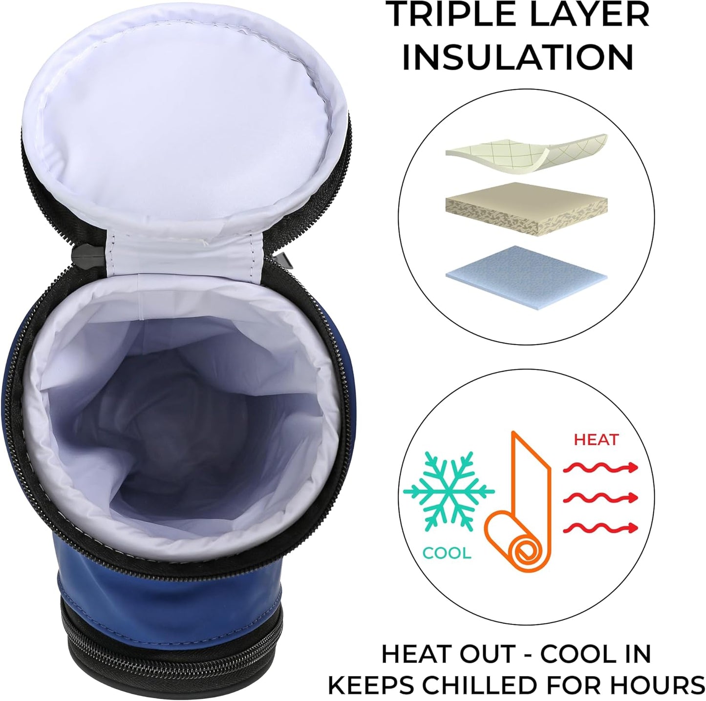 Caddydaddy Golf Bag Cooler - Gifts for Golfers, Essential Golf Accessories for Men, Premium Golf Gifts, Ideal for Keeping Drinks Cold, Versatile Picnic Chiller Cooler for On-The-Go Convenience