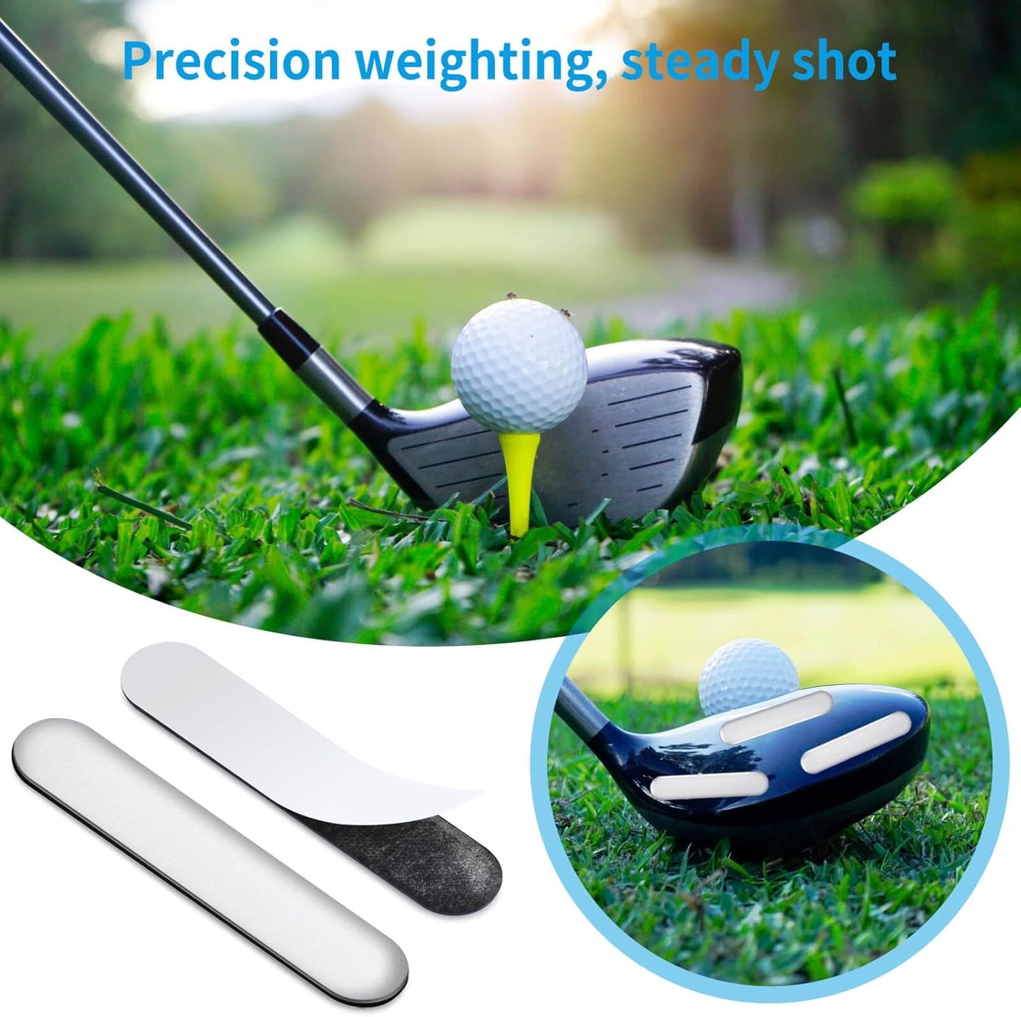 30PCS Lead Tapes, 3g High Adhesive Lead Tape for Pickleballs,Tennis, Golf Clubs, Adjust The Paddle Weighted Lead Tape and Add Swing Weight