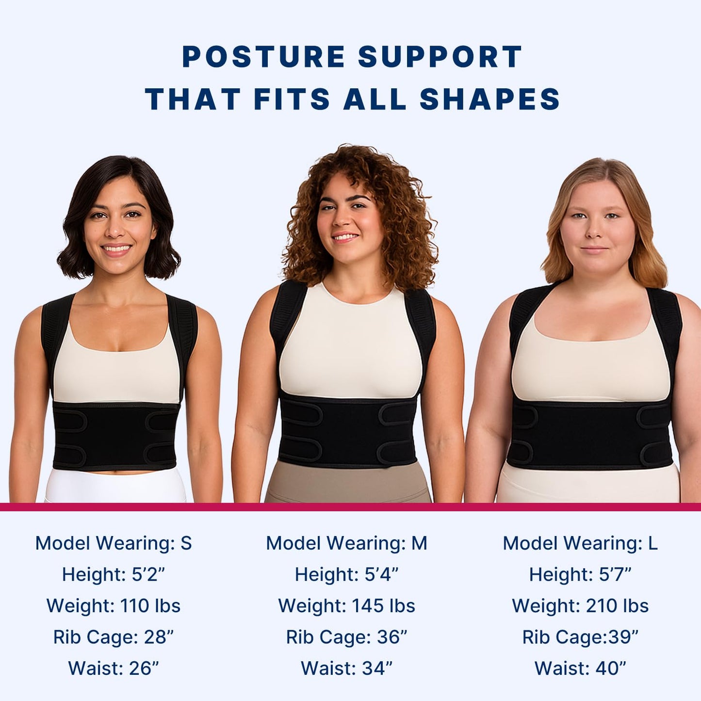 Fit Geno Posture Corrector for Women and Men - Adjustable Back Brace & Straightener for Scoliosis Hunchback Correction Back Pain Spine Corrector Back Support and Posture Trainer Large/X-Large