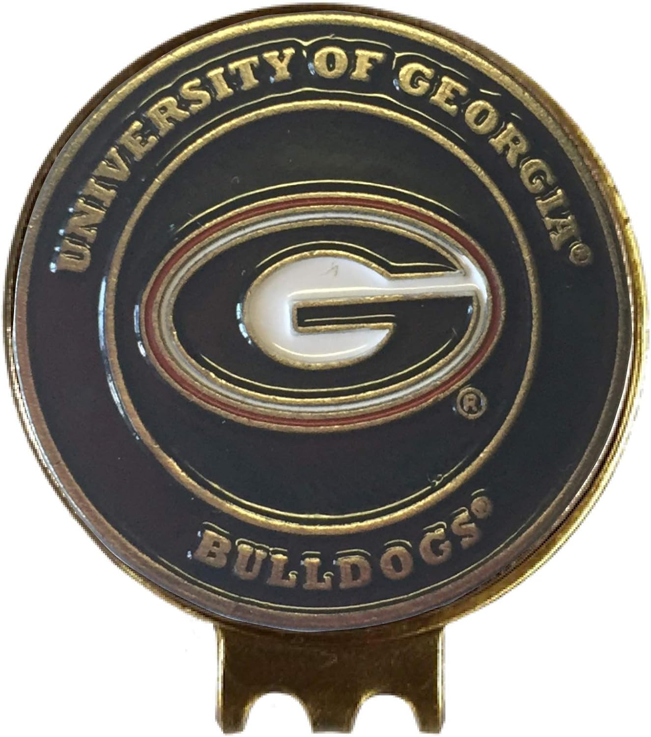 Magnetic Golf Hat Clip with 2 Double-Sided Golf Ball Markers – Easily Attaches to Golf Cap – Made of Stainless Steel & Ideal for Avid Golfers