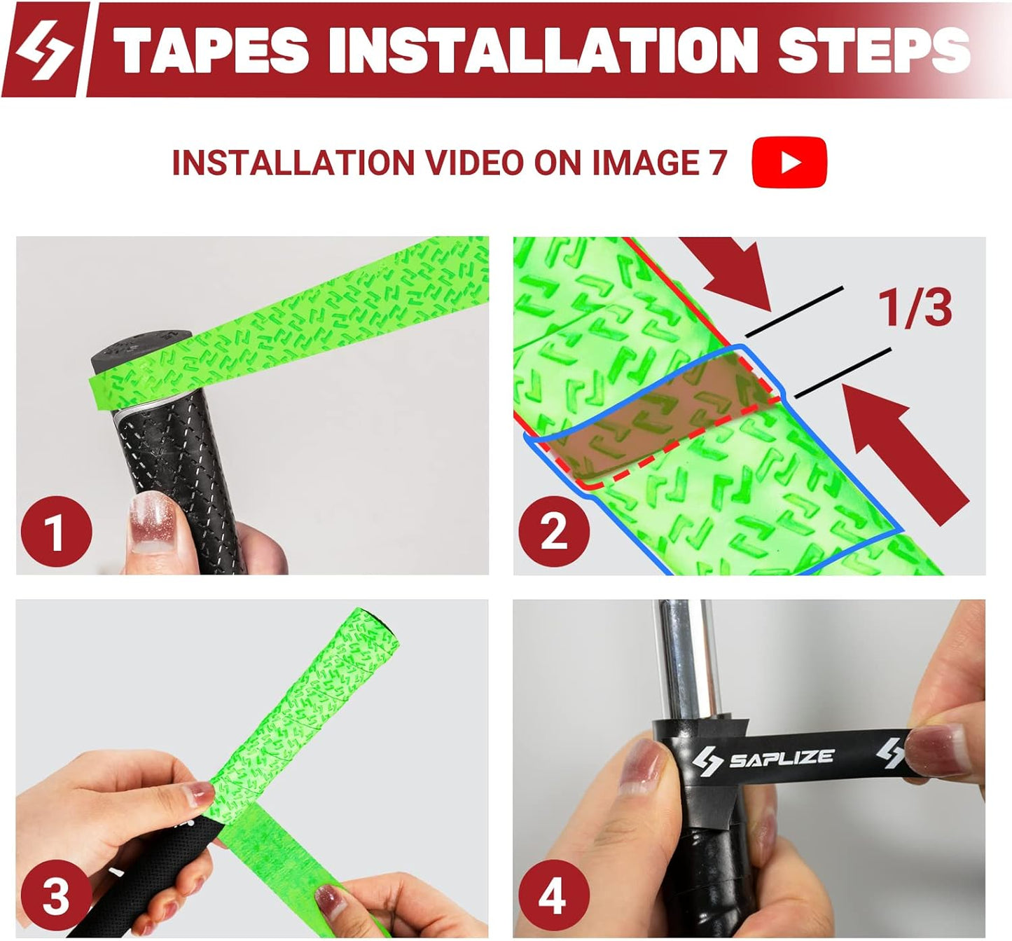 SAPLIZE Golf Grip Wrapping Tapes, 3 Or 15 Pack Tacky PU Overgrip Tapes, New Regripping Solution for Golf Club Grips