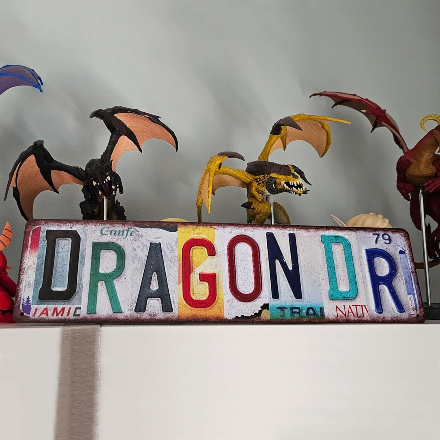 Vintage Marine Corps St Street Sign Wall Decor Metal Tin Signs Poster