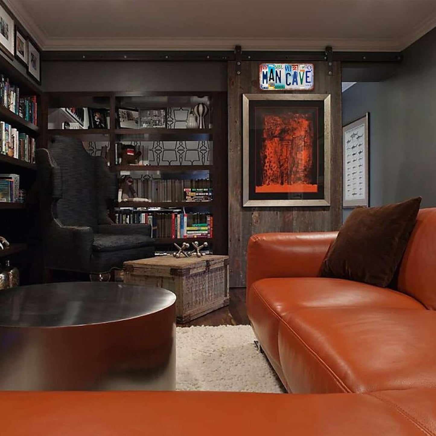 Vintage Sport Metal Tin Sign Fitness License Plate Wall Decor for Home Cafe Bar Pub 12 x 6 Inches