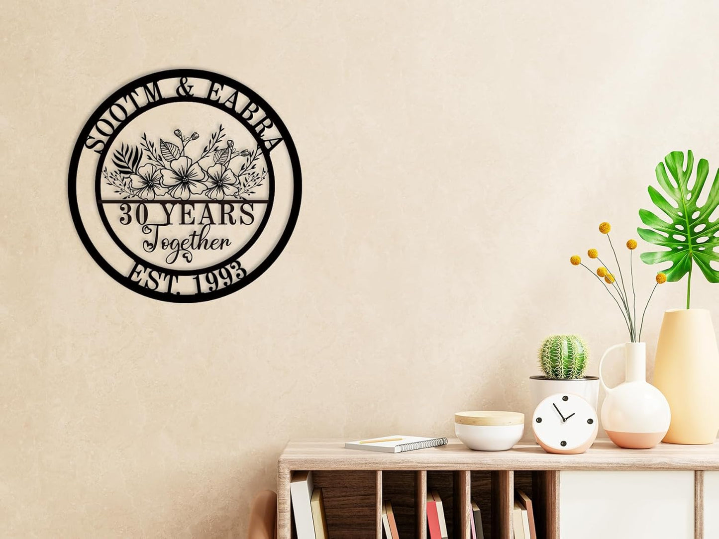 Wedding Gifts for Couples 2025 Last Name Signs for Home Personalized Metal Signs Monogram Wall Decor Personalized Family Name Anniversary Wedding Gift