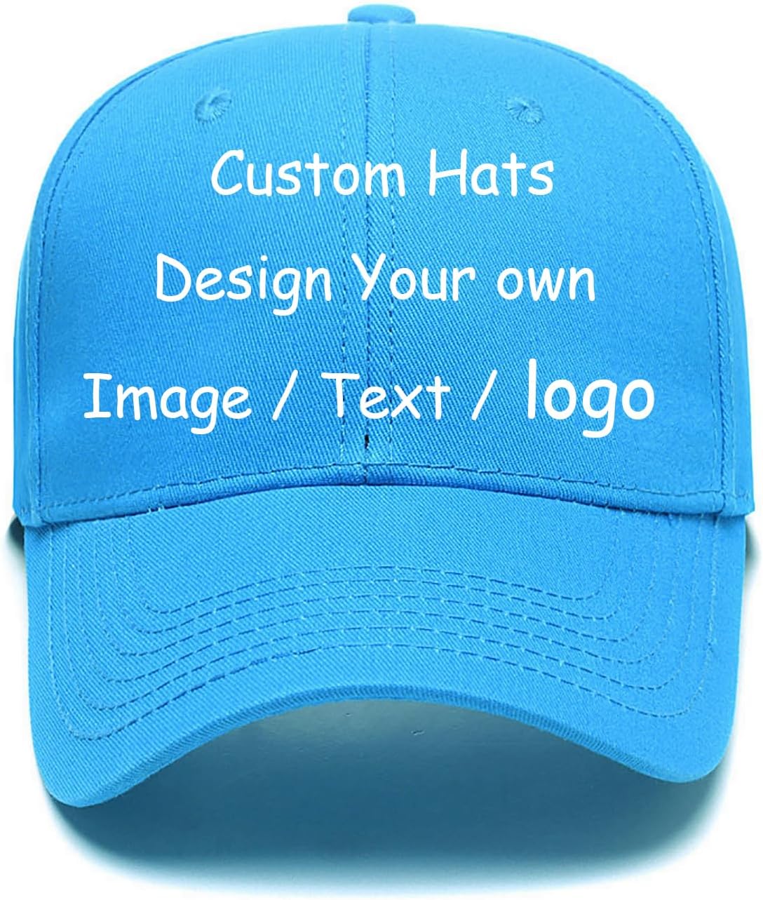 Custom Hats Design Your Own Logo Adjustable Baseball Caps for Running Workouts Personalized Dad Hats Fashion Sports Cap