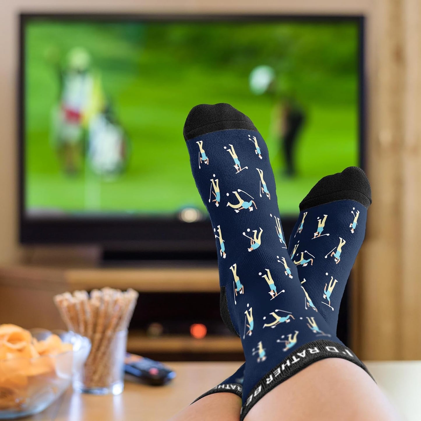 VICRAZY Golf Gifts for Men, Women - Golf Accessories, Golf Socks for Dad, Mom - Funny gift, Christmas Gifts, Stocking Stuffer