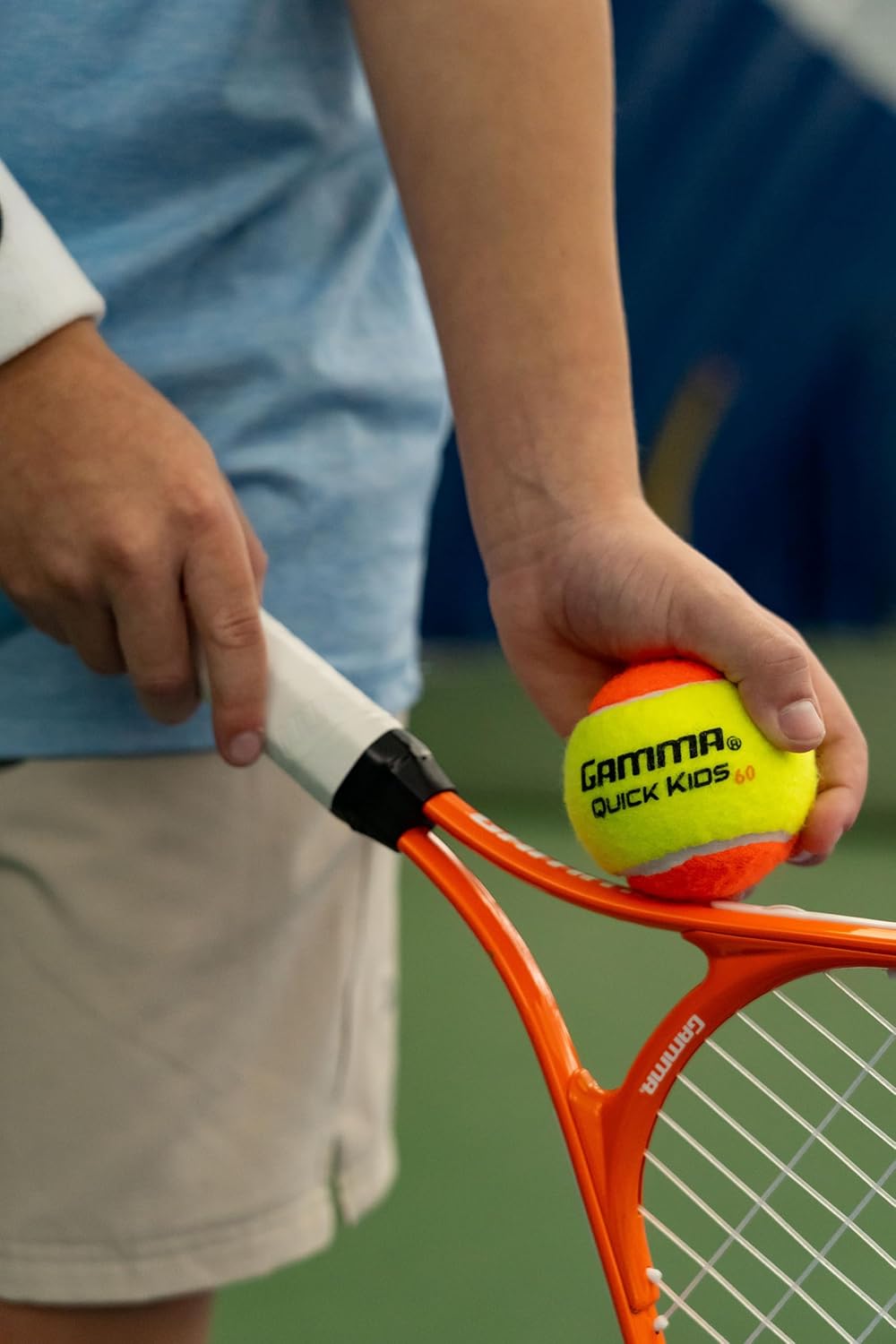 GAMMA Quick Kids 36, 60, & 78 Training Tennis Balls for Kids & Beginners, Low-Compression Core Reduces Speed & Bounce, Great for Tennis Practice, USTA & ITF Approved for Use in 10 & Under Tournaments