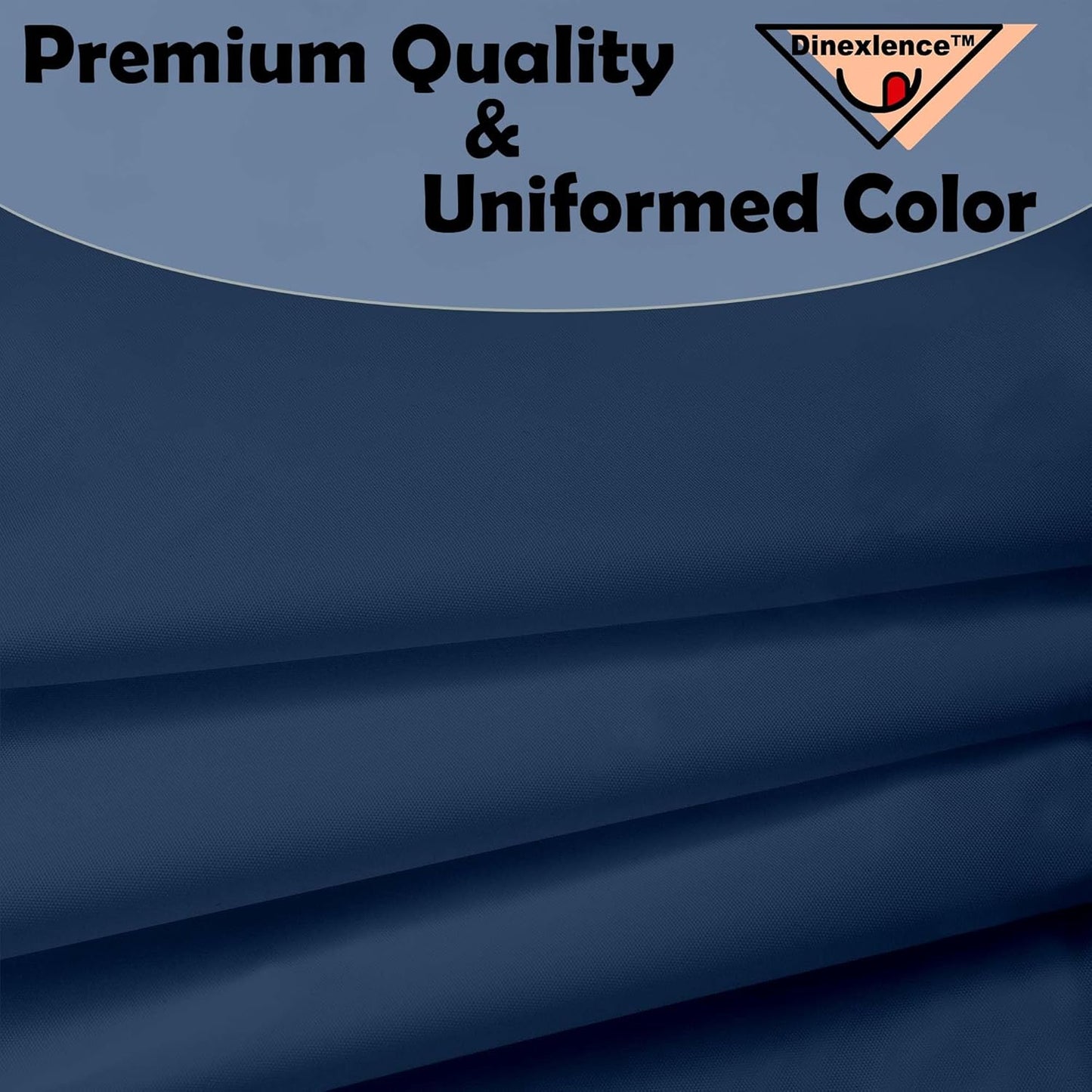 2 Pack Navy Blue Premium Plastic Tablecloth Round 84 Inches Reusable Midnight Marine Blue Decorative Table Cover for Dining, Wedding, Party, Indoor and Outdoor use