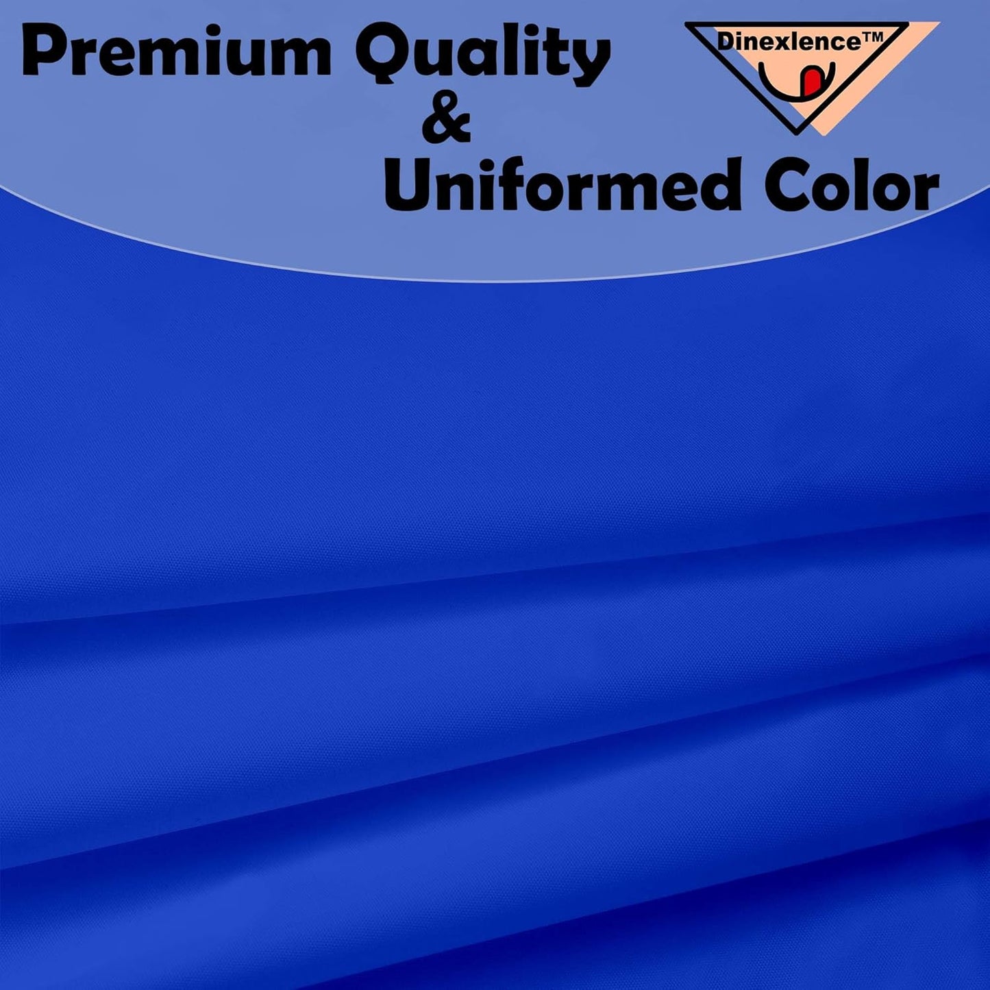 2 Pack Royal Blue Premium Plastic Tablecloth Round 84 Inches Reusable Ocean Blue Decorative Table Cover for Dining, Wedding, Party, Indoor and Outdoor use
