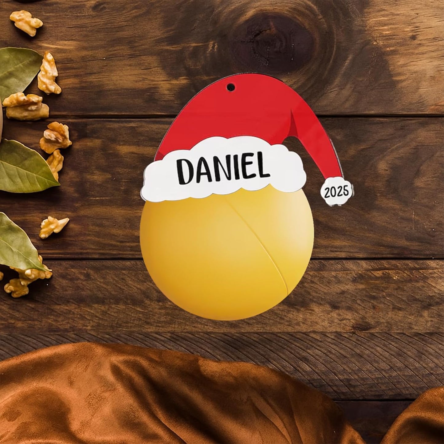 Personalized Ping Pong Christmas Ornament 2025, Christmas Ping Pong Balls Ornaments with Name, Team Ornament, Custom Coach Gift, Hanging Decor, Gifts for Sports Lovers Boys, Xmas Gift 2025