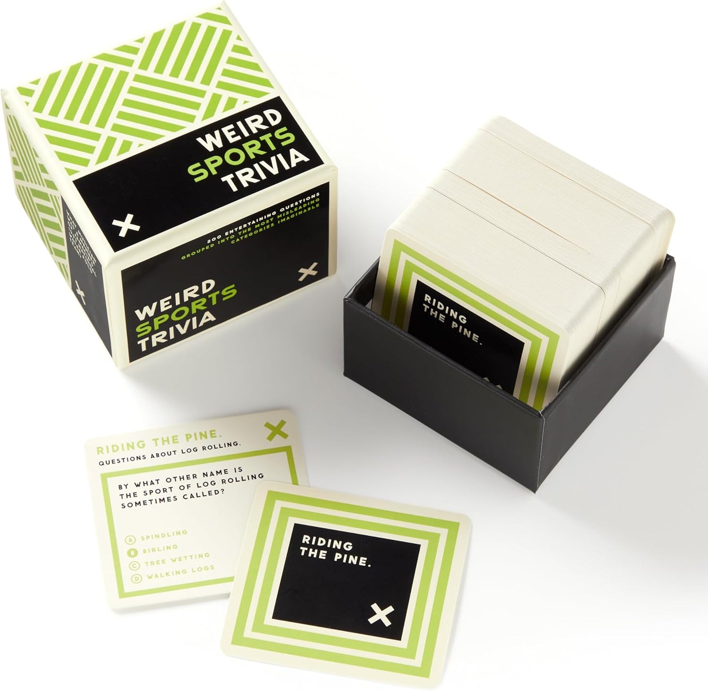 Brass Monkey Weird Sports – Trivia Card Game Set with 200 Unique Questions About Weird Sports Facts