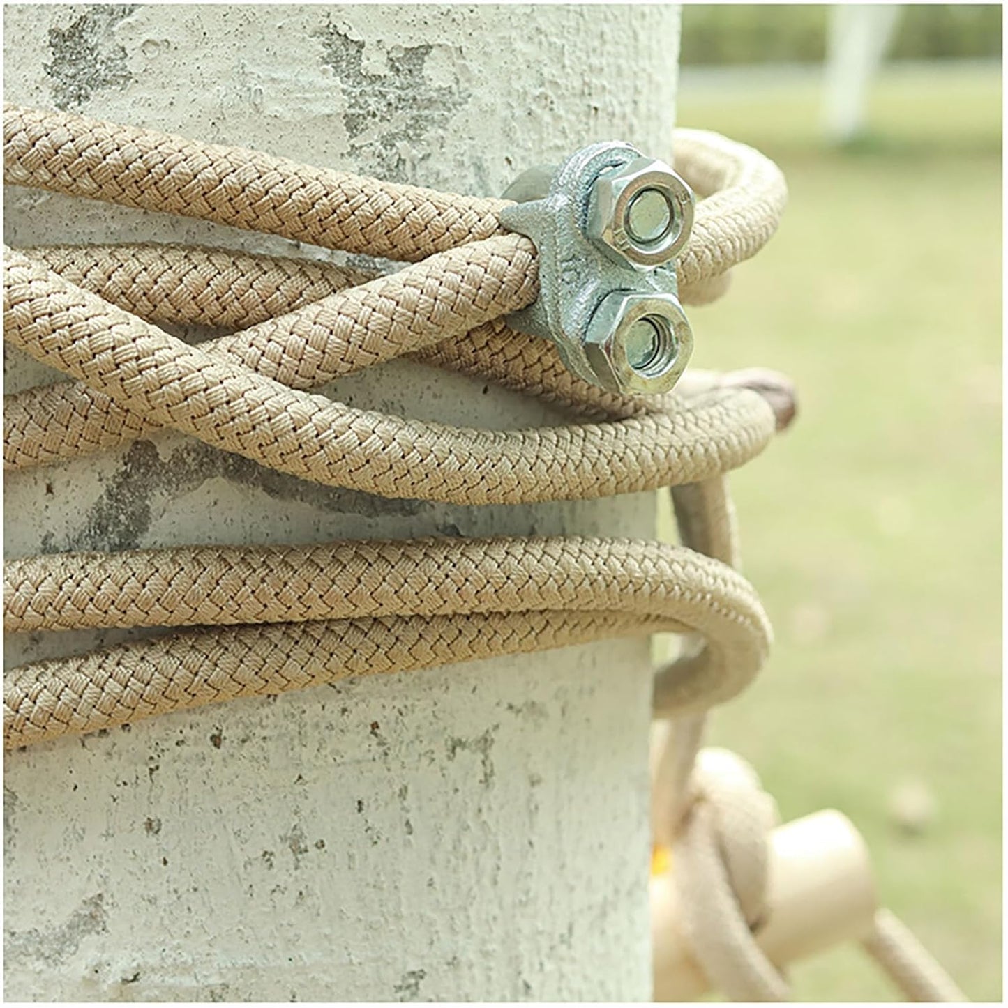 Amusement Park Suspension Bridge,Rope Ladder Bridge,Rickety Bridge, Slackline Accessories, Suitable for Outdoor Activities(Size:6.56ft(2m))