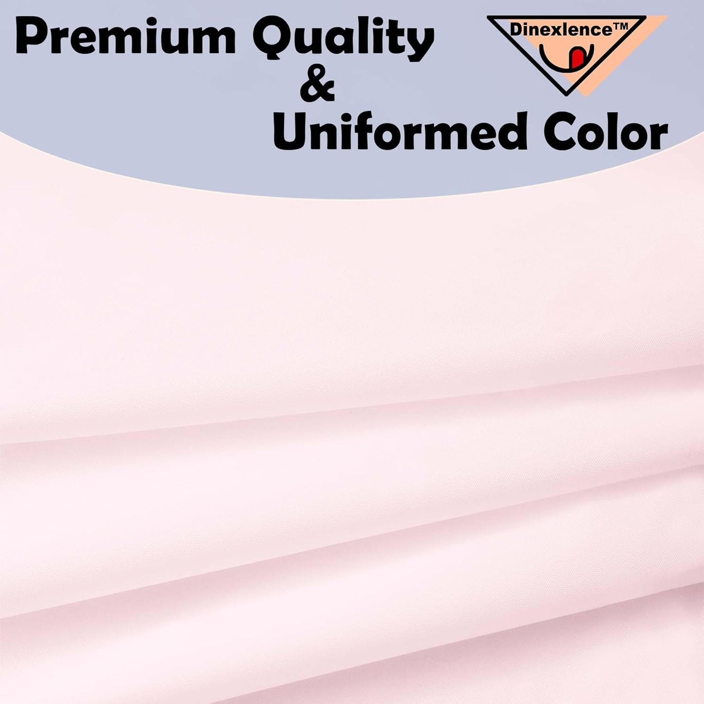 2 Pack Blush Pink Premium Plastic Tablecloth Rectangle 54 x 108 Inches Reusable Macaron Pink Decorative Table Cover for Dining, Wedding, Party, Indoor and Outdoor use