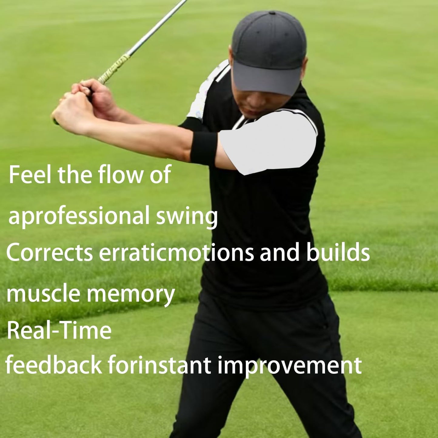 Golf Swing Training Aid Swing Correcting Arm Band,Correction and Swing Technique for Superior Golf Performanc, Unisex