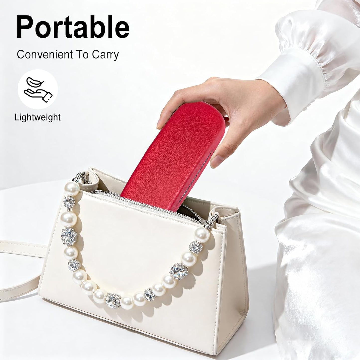 RayLove Glasses Case, Unisex Hard Shell Eyeglass Case, PU Leather Protective Hard Eye Glasses Cases with Eyewear Accessories