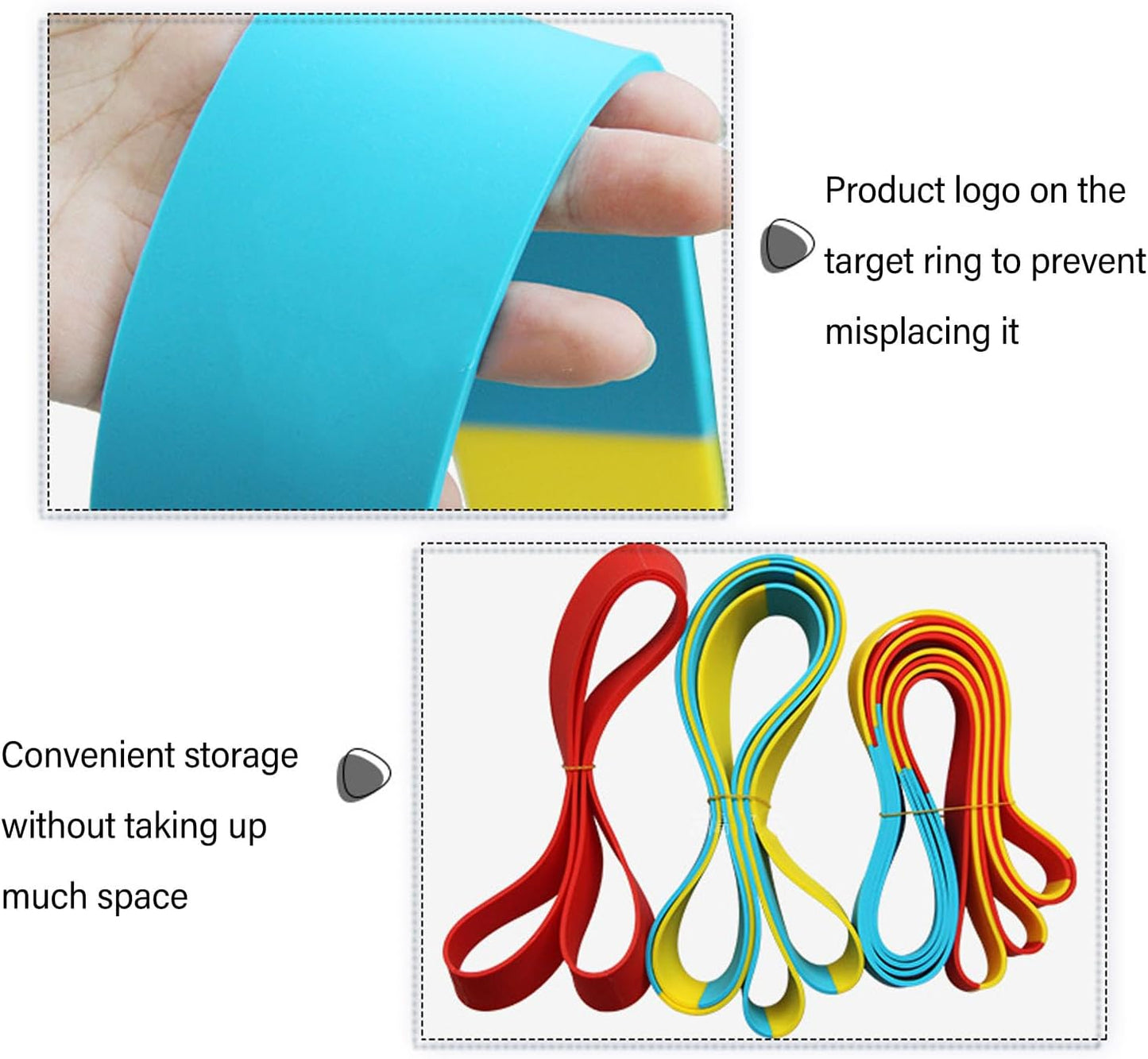 Putting Target Circle, 3Pcs Portable Silicone Chipping Target Rings for Golf Training