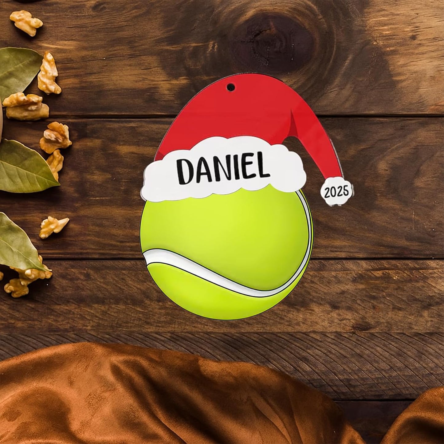 Personalized Tennis Ball Christmas Ornament 2025, Tennis Ornaments for Christmas Tree, Team Ornament, Custom Coach Gifts, Hanging Decor, Gifts for Sports Lovers Boys, Xmas Gift 2025