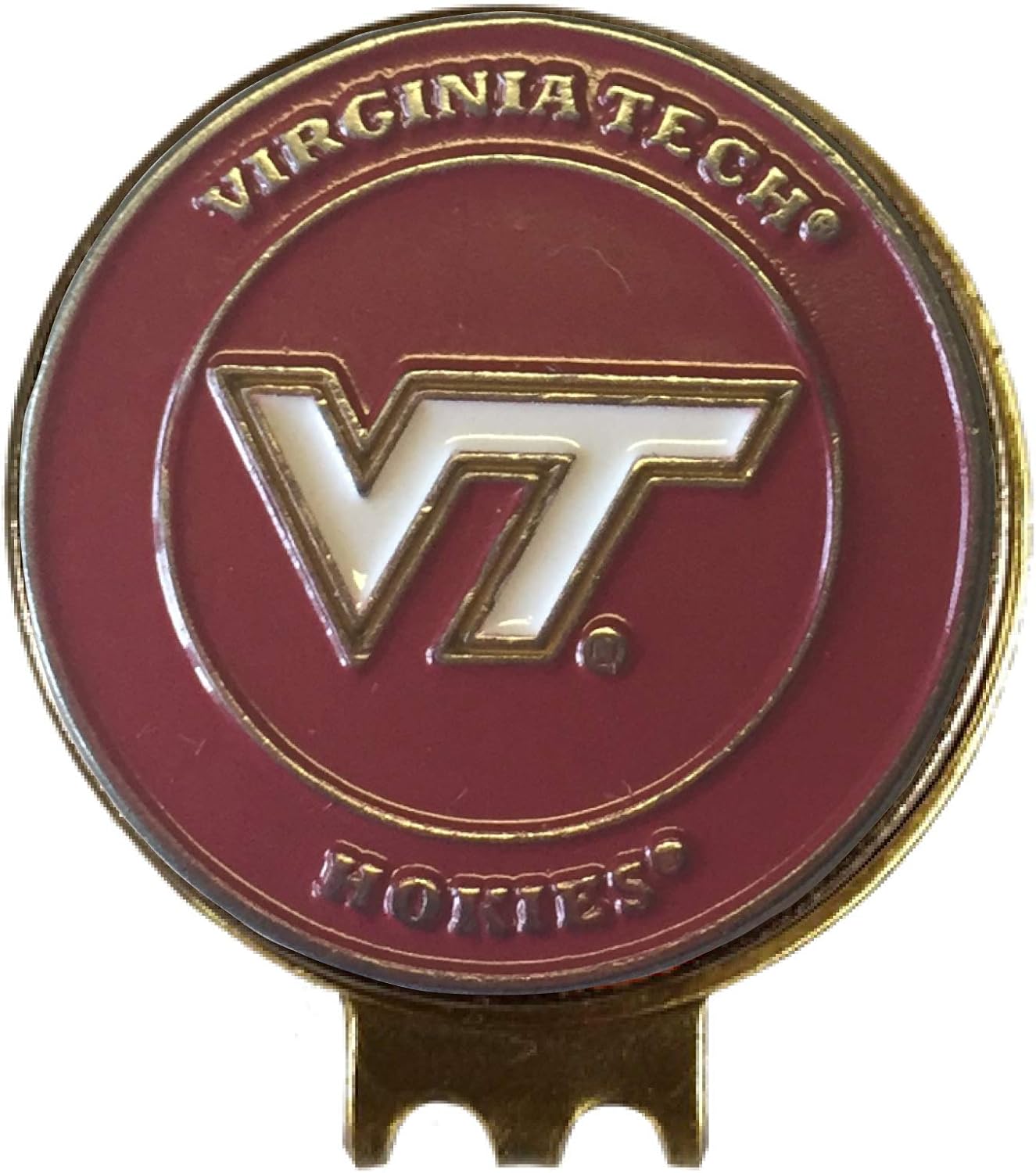 Magnetic Golf Hat Clip with 2 Double-Sided Golf Ball Markers – Easily Attaches to Golf Cap – Made of Stainless Steel & Ideal for Avid Golfers