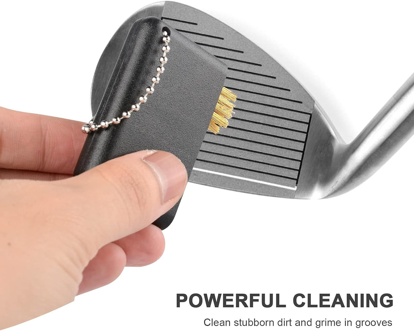 3 Pcs Golf Club Brush Pocket Golf Club Groove Cleaner 3 in1 Retractable Golf Sharpener Club Cleaner Tool Portable Small Golf Accessories