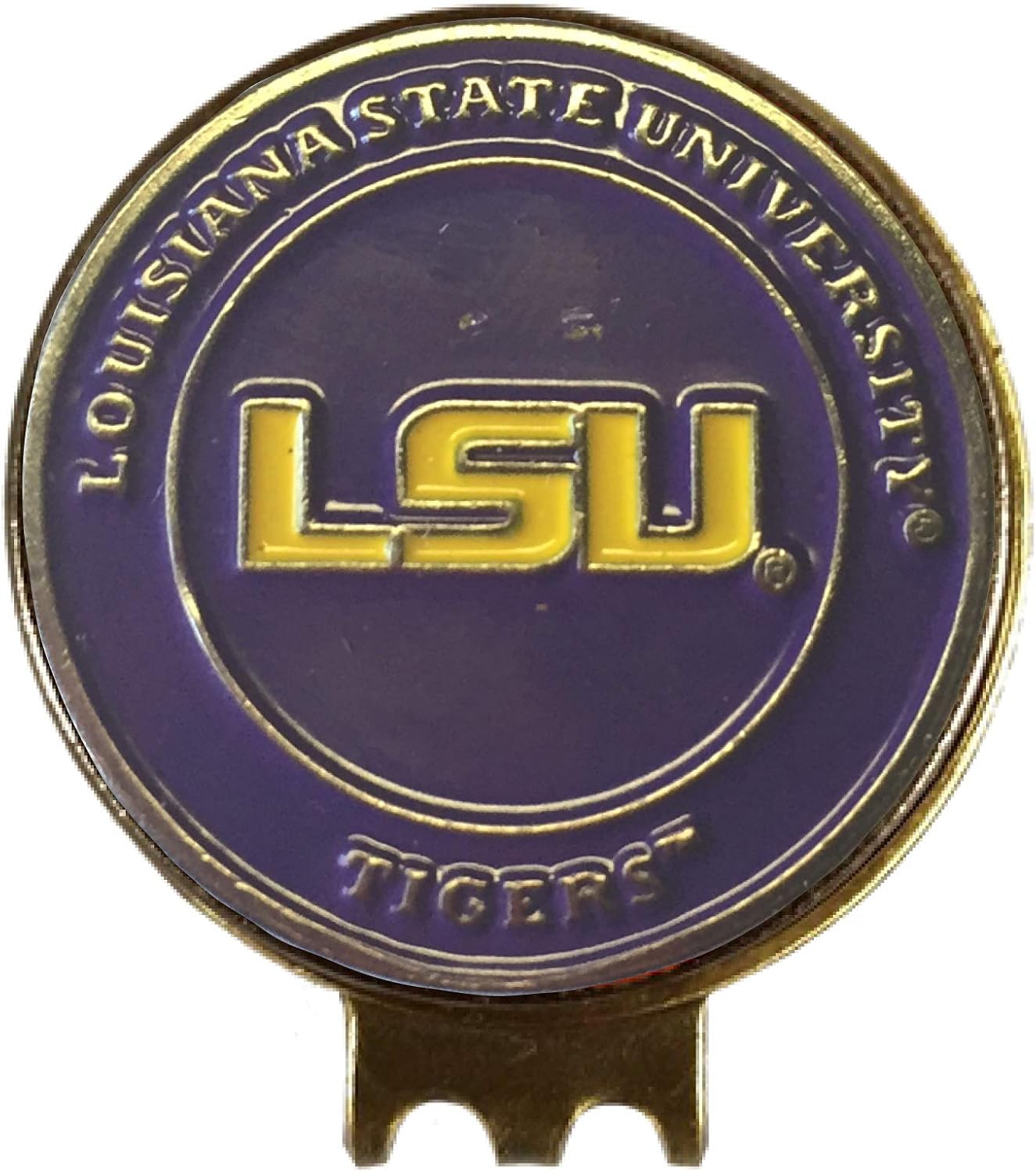 Magnetic Golf Hat Clip with 2 Double-Sided Golf Ball Markers – Easily Attaches to Golf Cap – Made of Stainless Steel & Ideal for Avid Golfers