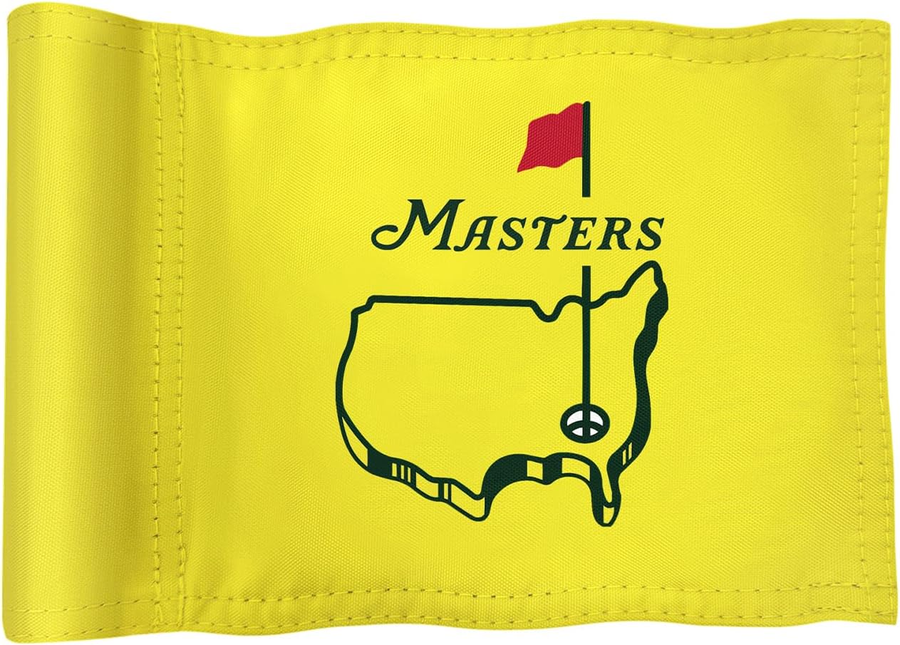 Themed Golf Flag Mini, 8x6 Inch, Double-Sided Silk-Screened, Fade-Resistant 420D Nylon, Ideal for Backyard Practice Putting Green
