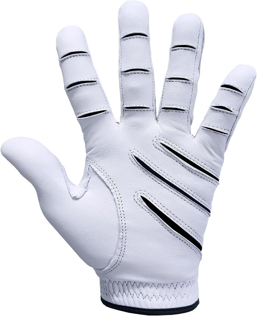 MONKEY GRIP 3D Golf Glove Premium Cabretta Leather Power Good Grip Soft Fit Easy Grip Line Non Slip No Slice Long Distance All Weather Rain Grip